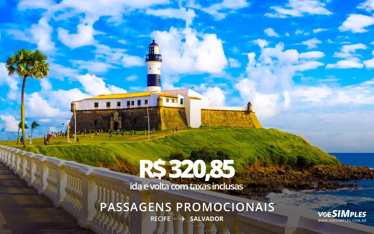 Passagem A Rea Promocional Azul Salvador Recife Voe Simples