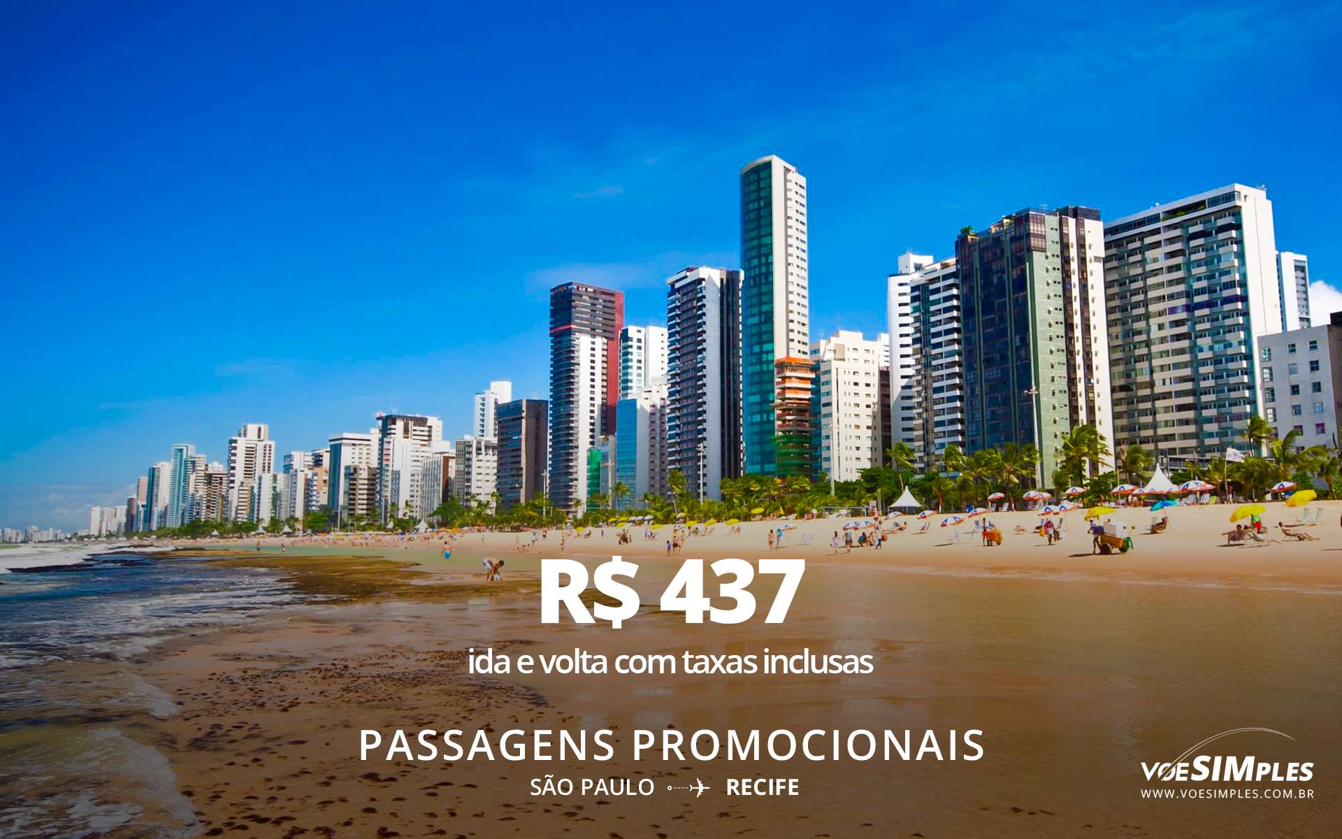 Passagem A Rea Promo Azul S O Paulo Recife Voe Simples