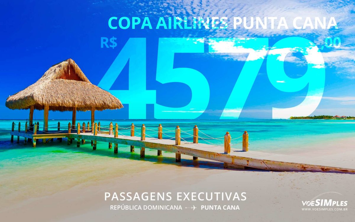 Ferias no Caribe Passagem executiva voando Copa São Paulo a Punta