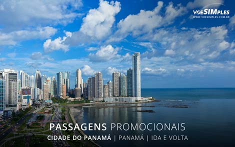 Passagens aéreas promocionais para Cidade do Panamá