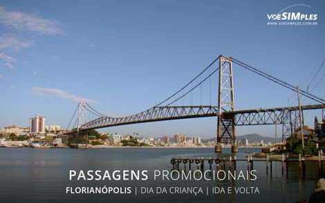 Passagem aérea promocional para o feriado dia do professor para Florianópolis