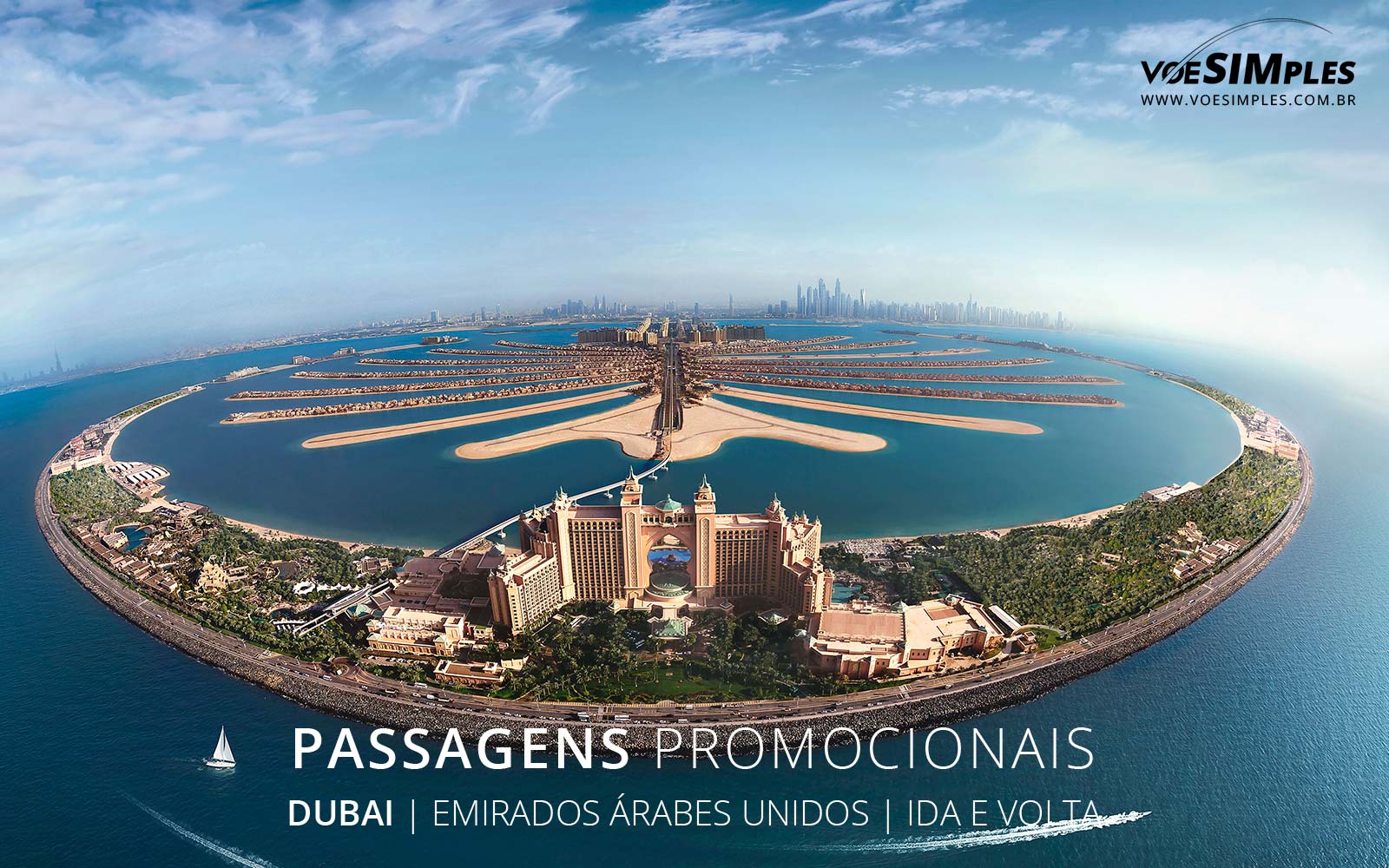 Passagens aéreas promocionais para Dubai