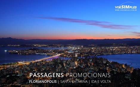 Passagens aéreas promocionais para Florianópolis