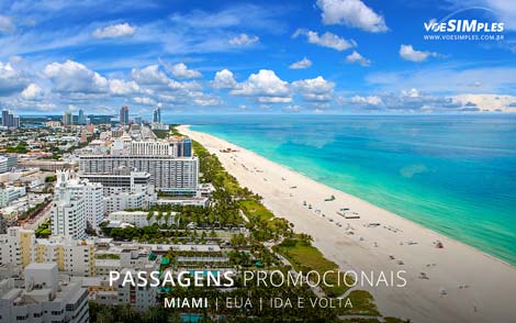 Passagens aéreas promocionais para Miami