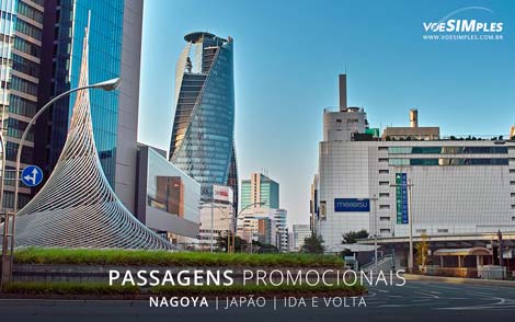 Passagens aéreas promocionais para Nagoya