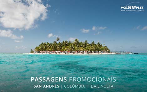 Passagens aéreas promocionais para San Andrés