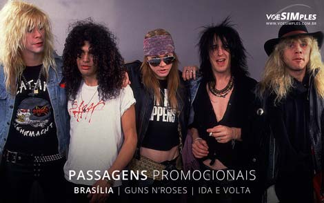 show do Guns N'Roses em Brasília