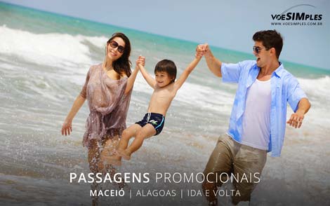 Passagens aéreas promocionais para Maceió