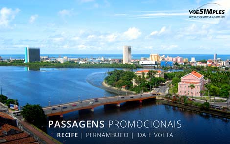 Passagens aéreas promocionais para Recife
