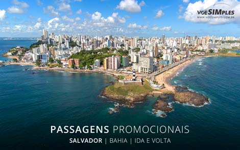 Passagens aéreas promocionais para Salvador