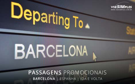 Passagem aérea para Barcelona