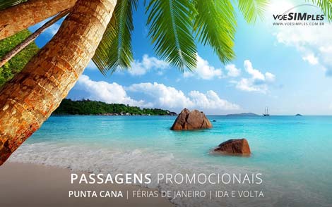 Passagem aérea promo de férias Brasil para Punta Cana