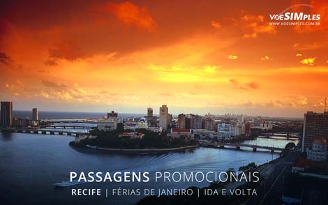passagens aéreas de madrugada para turismo em janeiro 2017 no Recife