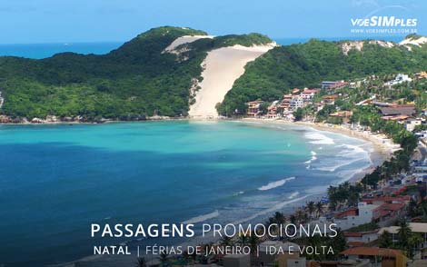 Passagens aéreas em promoção de férias no Brasil 2017 para Natal