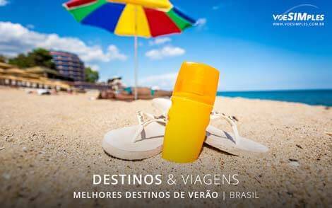 melhores destinos de verão no Brasil
