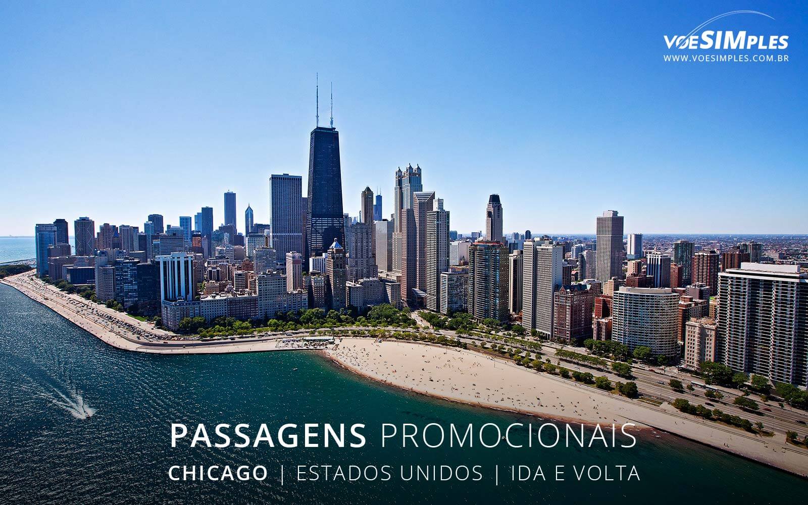 Passagem aérea para Chicago