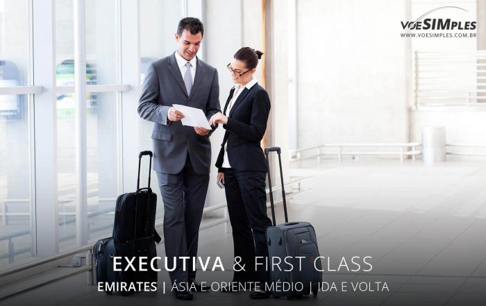 passagem aérea classe executiva Emirates