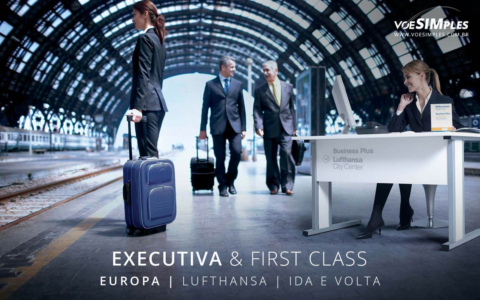 Passagem aérea executiva Lufthansa