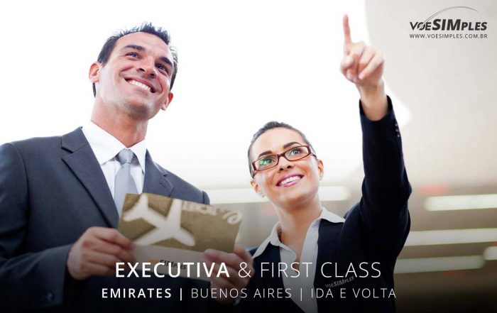 Passagem aérea classe executiva Emirates