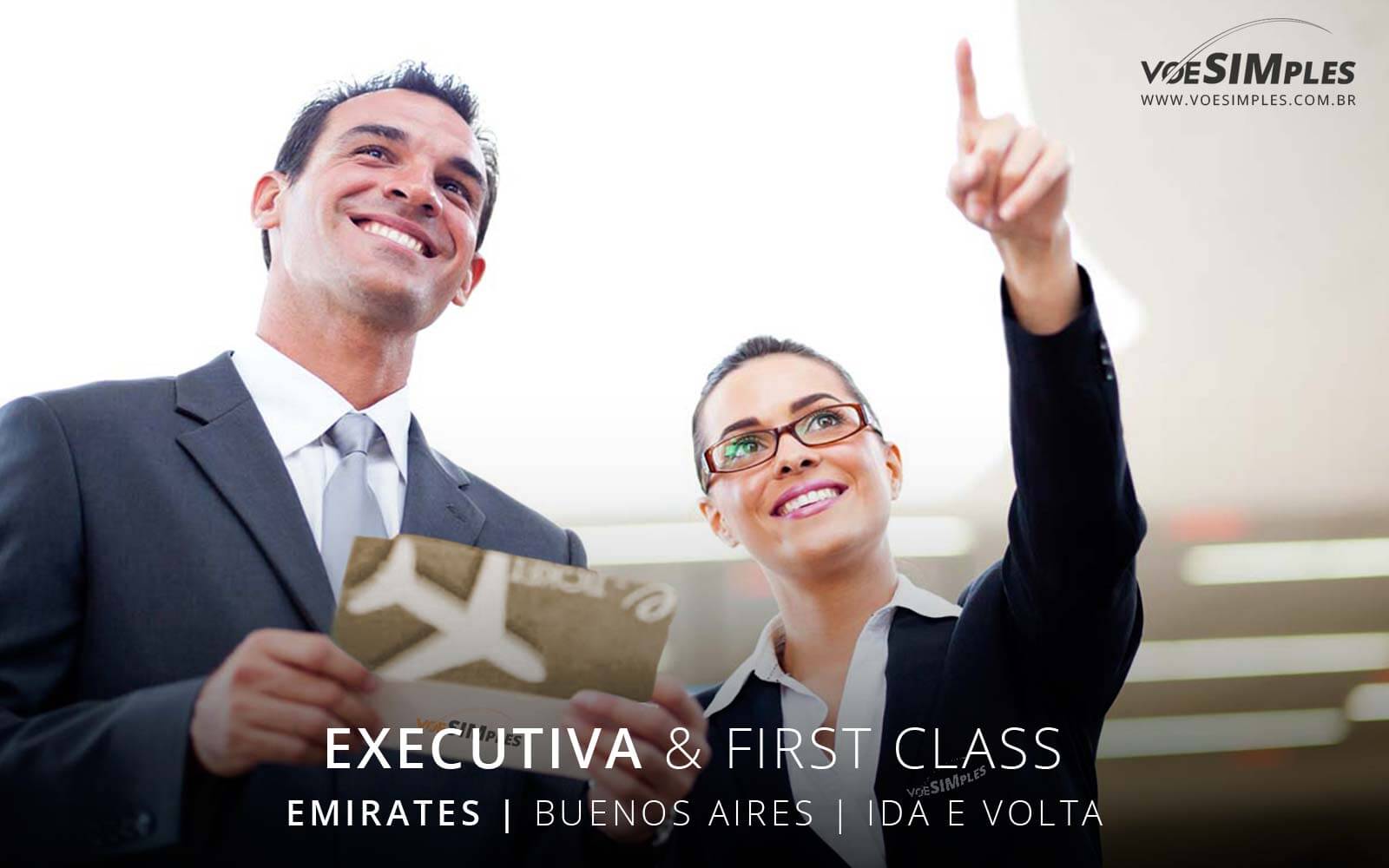 Passagem aérea classe executiva Emirates