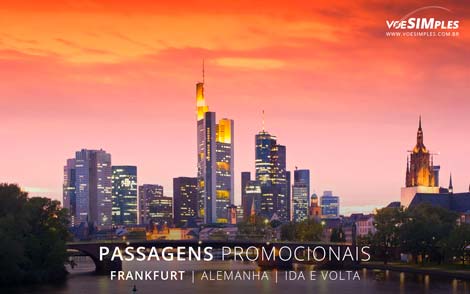 Passagem aérea para Frankfurt