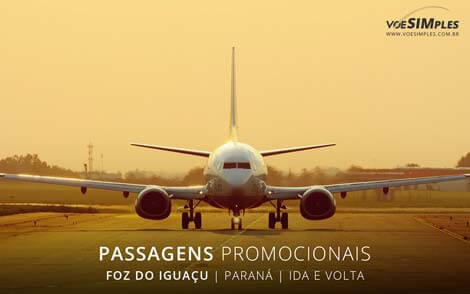 Passagem aérea para Foz do Iguaçu