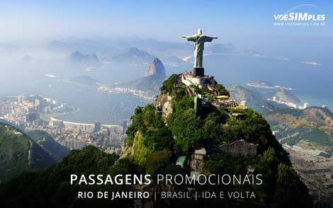 Passagem aérea para o Rio de Janeiro
