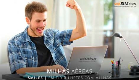 Emitir bilhetes com milhas Smiles