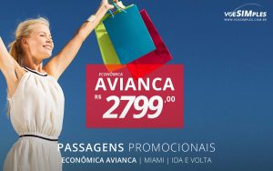 Passagem aérea classe econômica