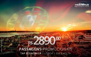 Passagem aérea econômica TAP