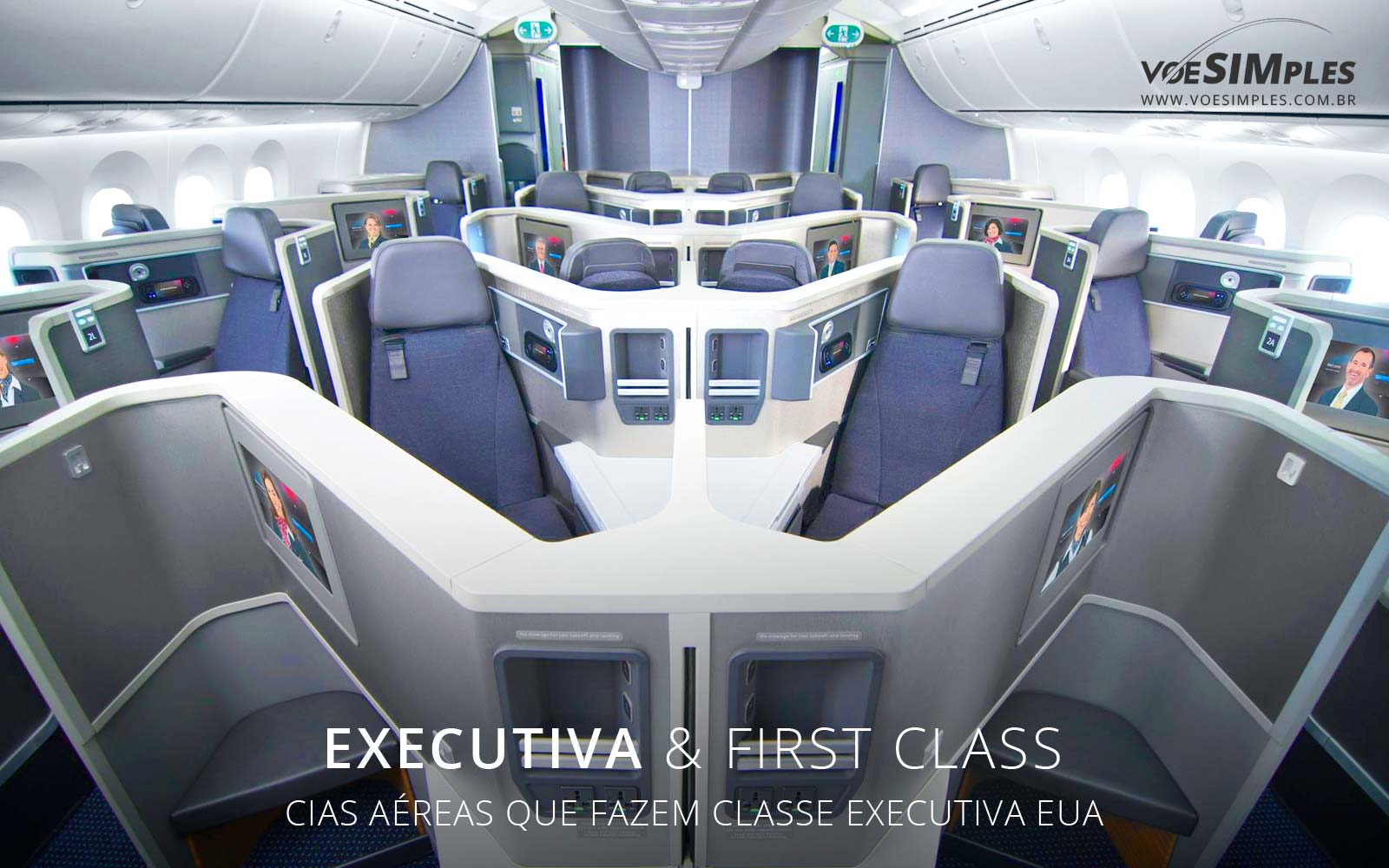 Passagens em CLASSE EXECUTIVA para MIAMI ou NOVA YORK! A partir de