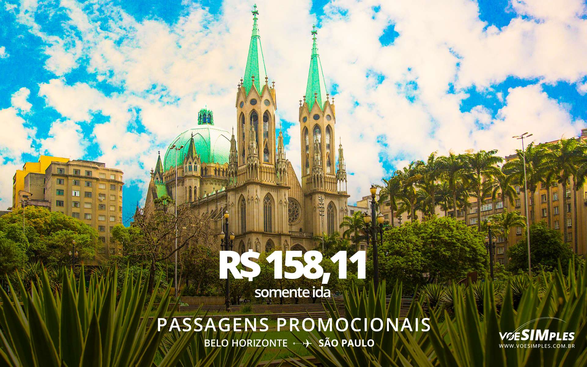 passagem aérea promocional relâmpago