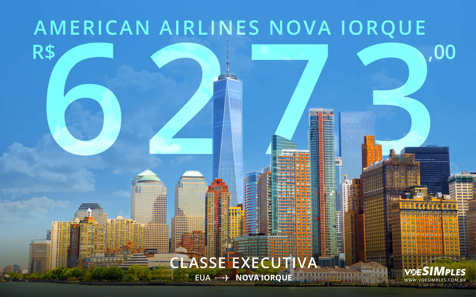 passagem executiva promocional American Airlines