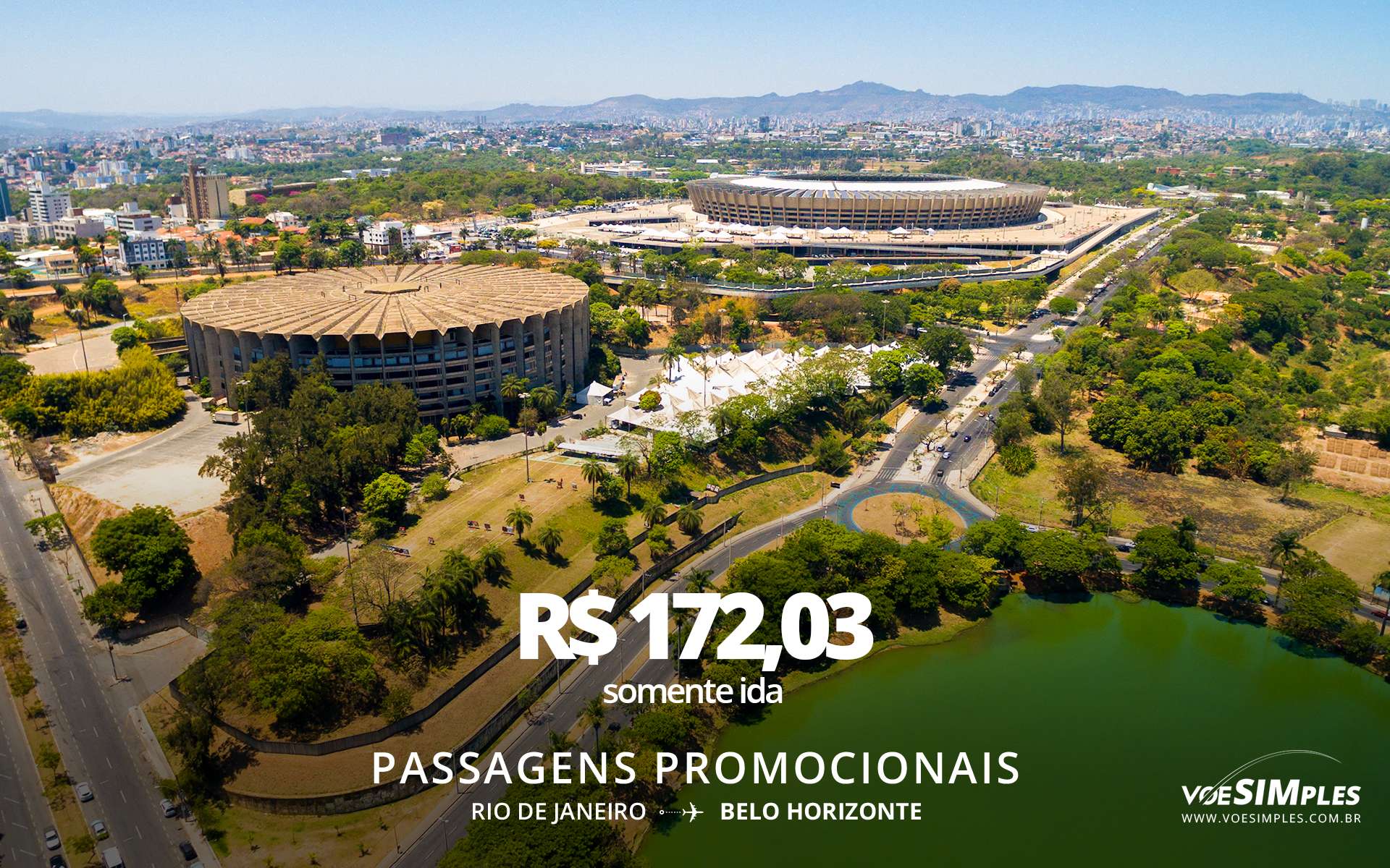 passagem aérea promocional relâmpago