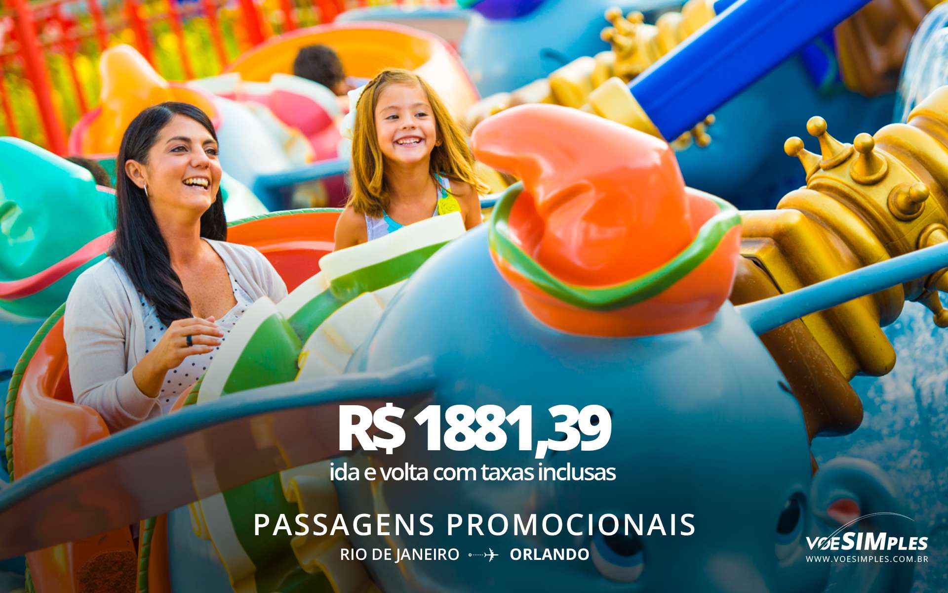 Passagem aérea promocional Latam Rio de JaneiroOrlando Voe Simples