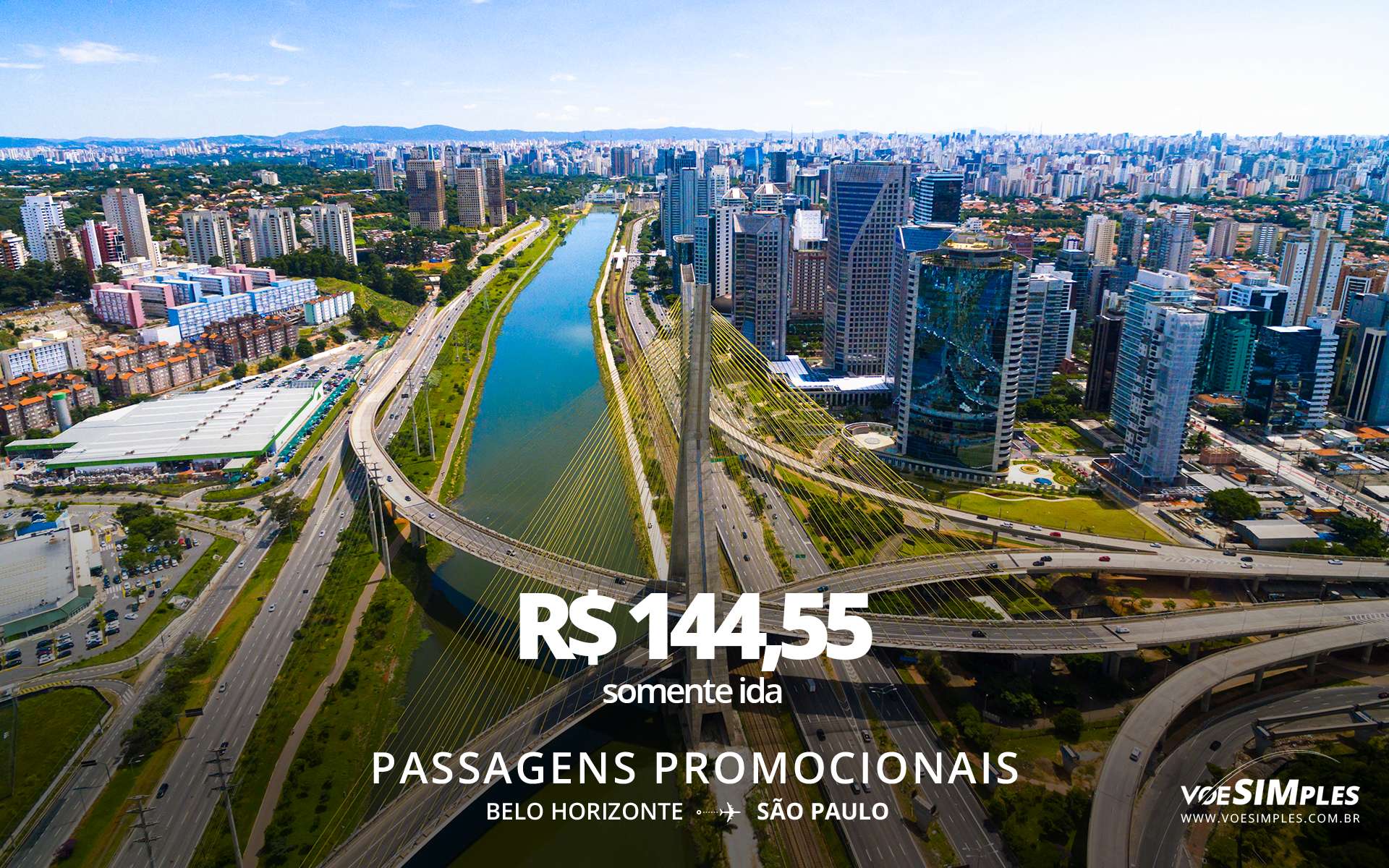 passagem promocional relâmpago gol linhas aéreas
