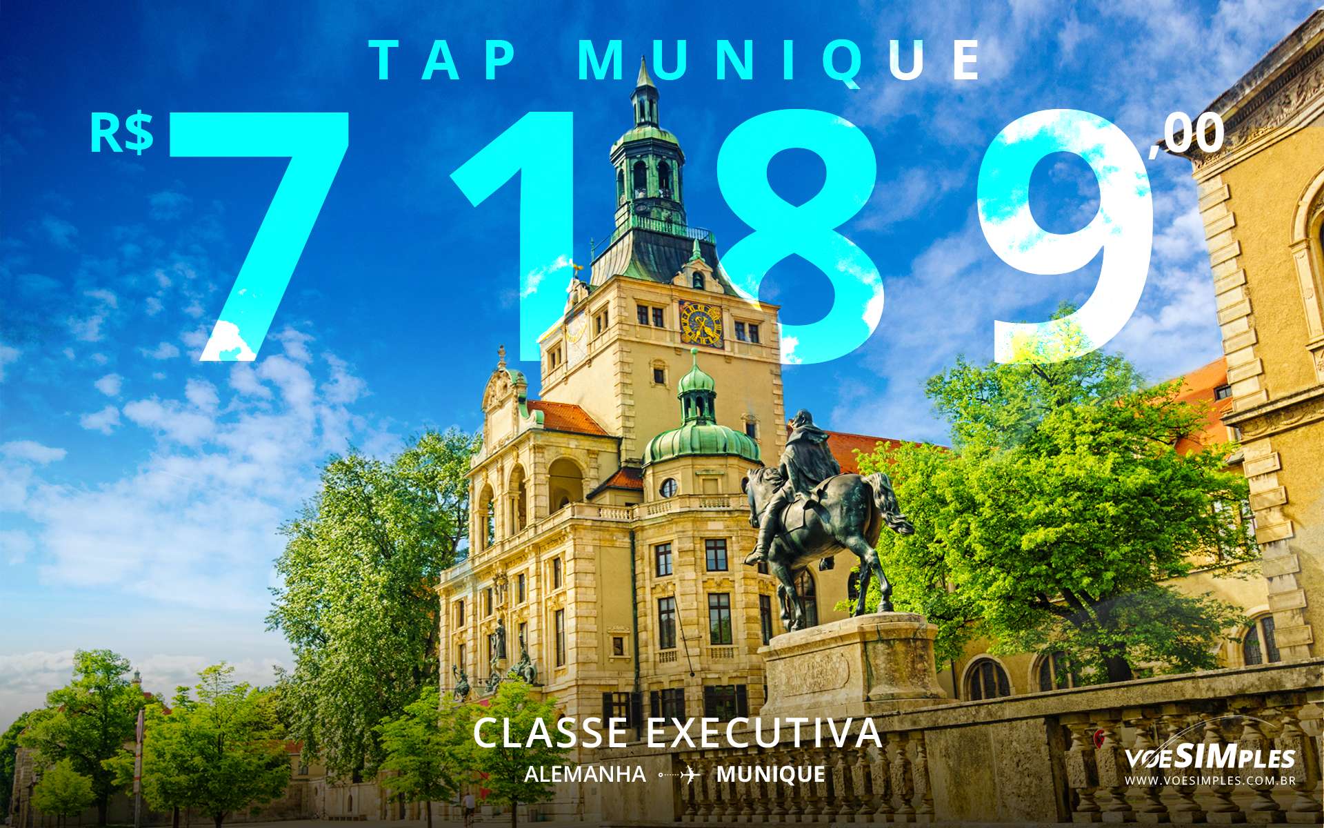passagem aérea executiva promocional Tap