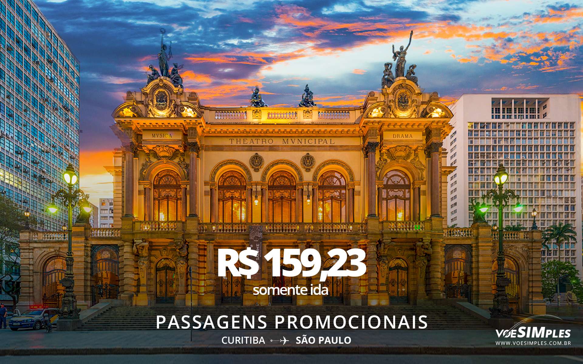 Passagem Aérea Promocional Azul