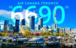 passagem aérea executiva Air Canada