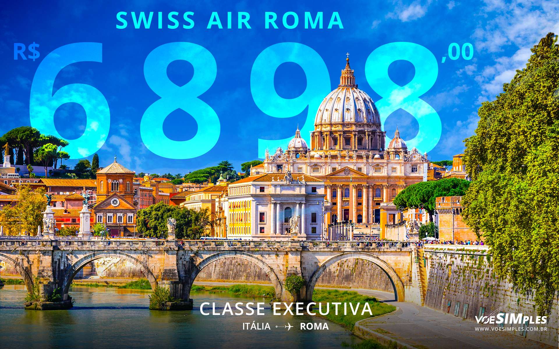 passagem aérea executiva Swiss