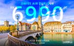 passagem executiva Swiss Air