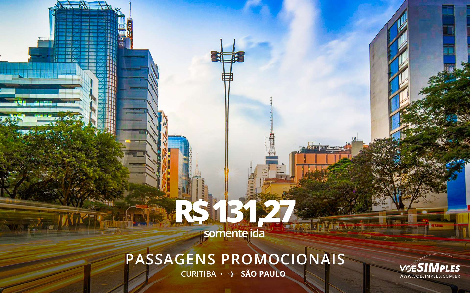 Passagem Aérea Promocional Azul