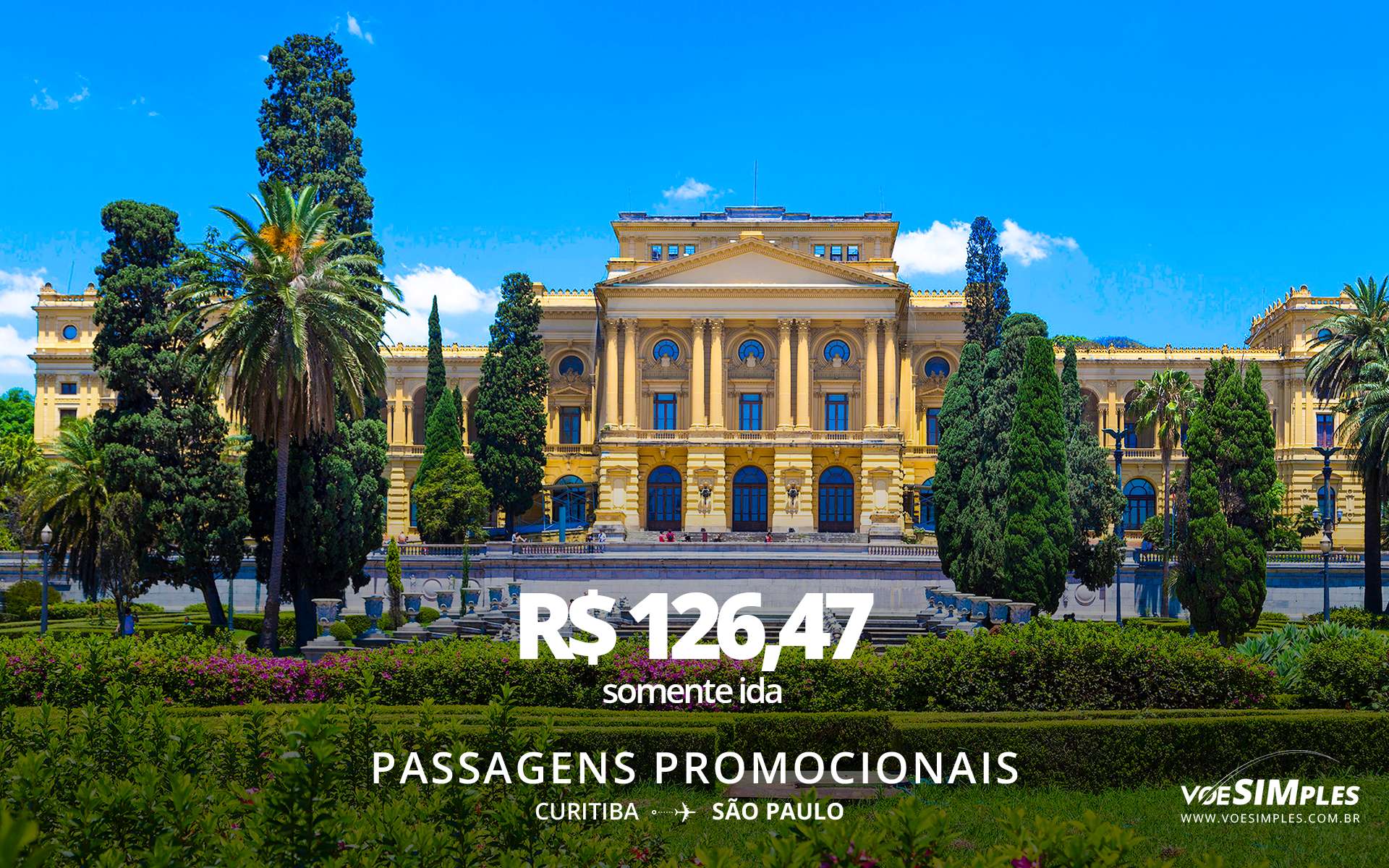 Passagem Aérea Promocional Azul