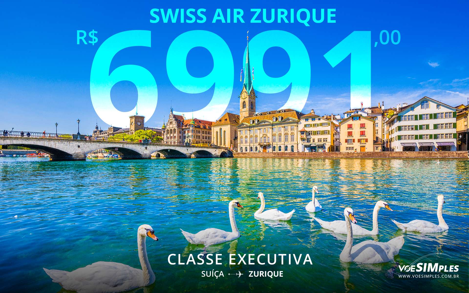 passagem aérea Swiss Air
