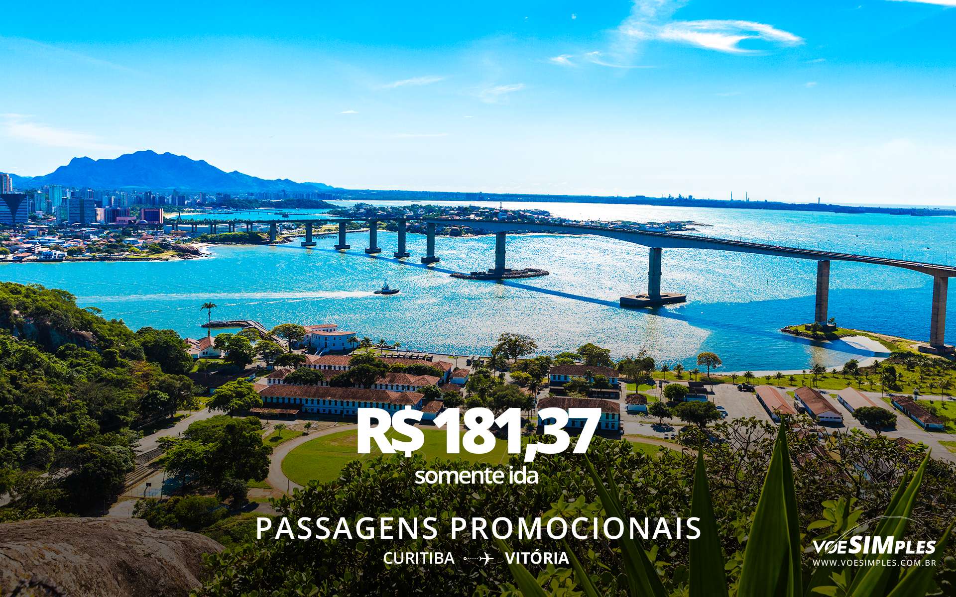 Passagem Aérea Promocional Azul