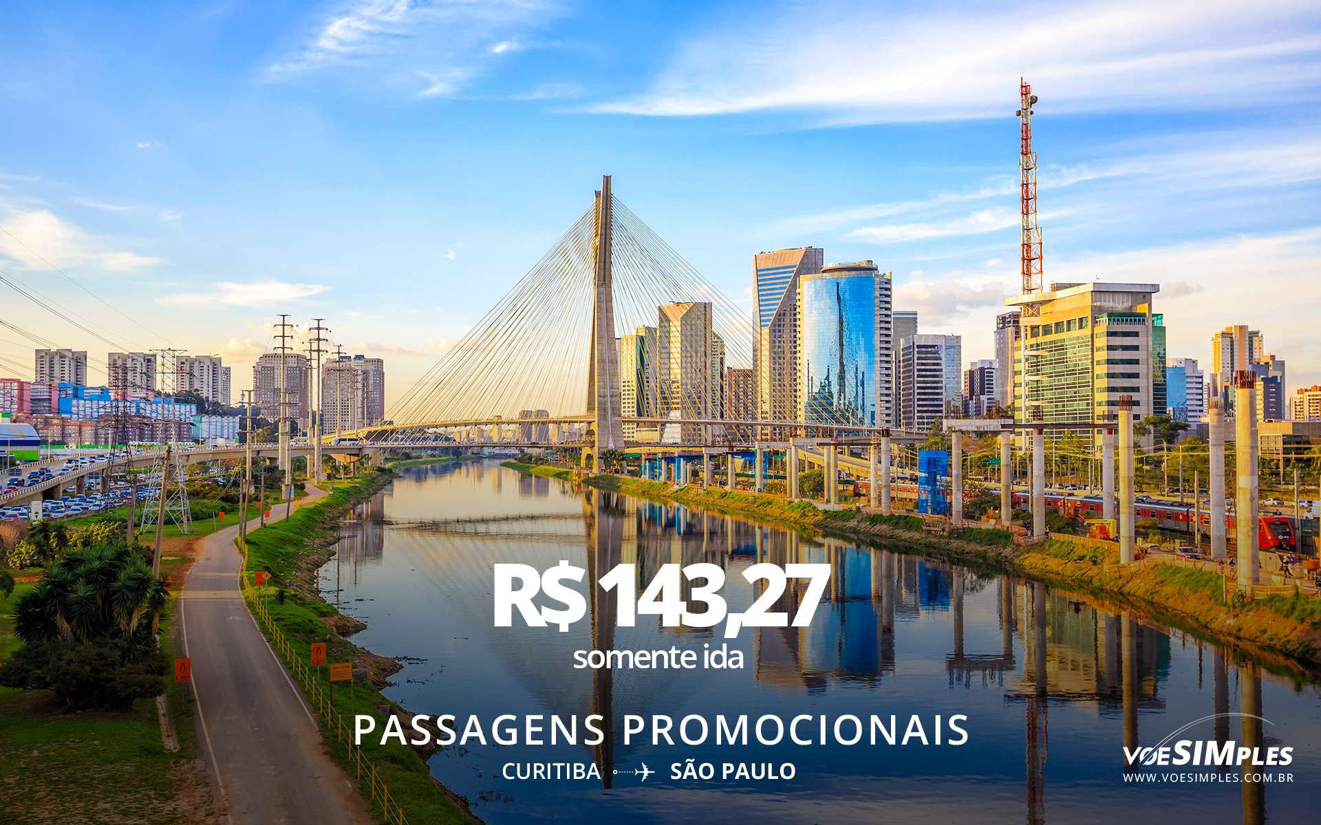 Passagem Aérea Promocional Azul