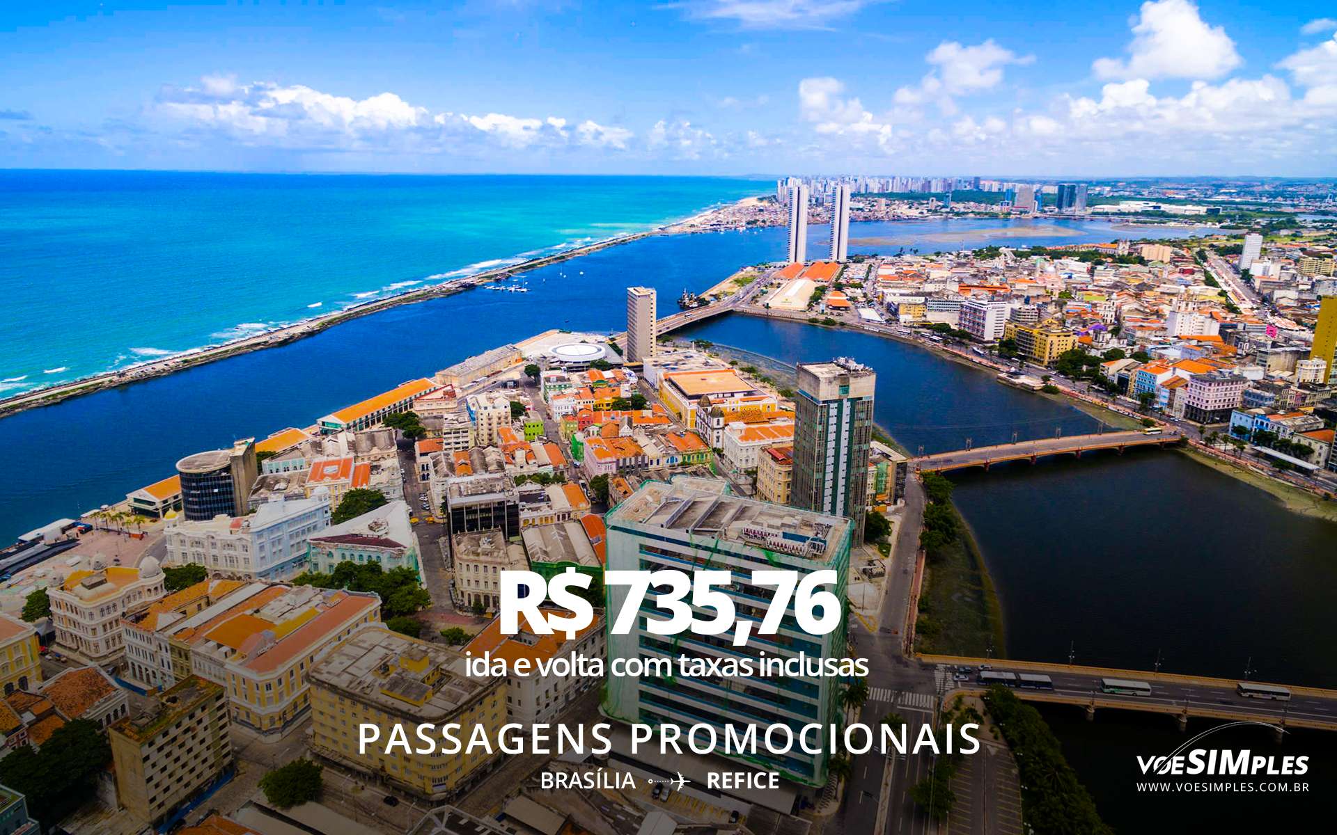 Passagem Aérea Promocional Azul