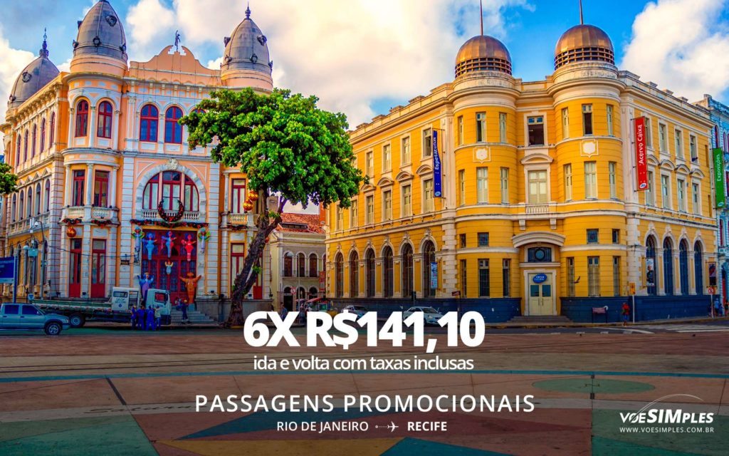 Passagem aérea Férias de Janeiro Recife! | Voe Simples