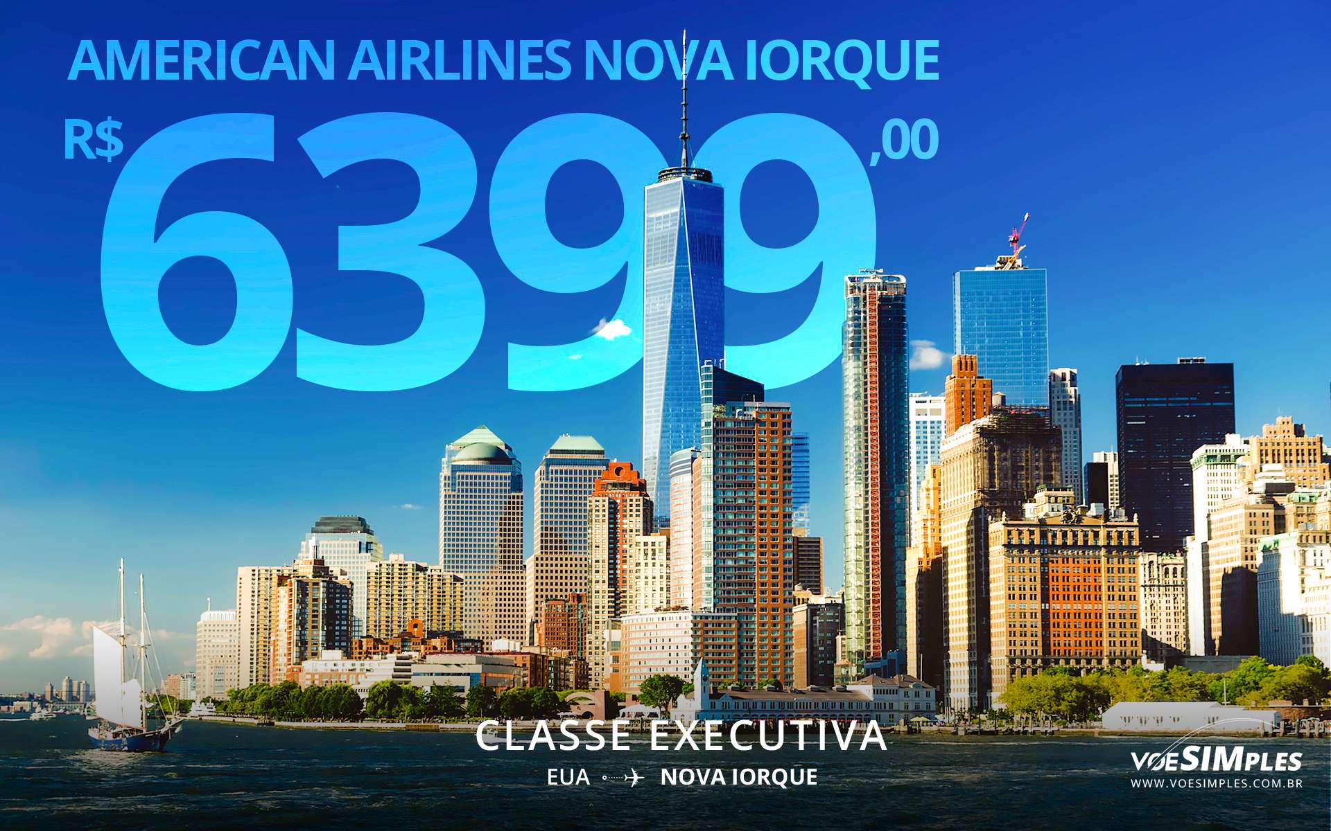 passagem aérea classe executiva American Airlines