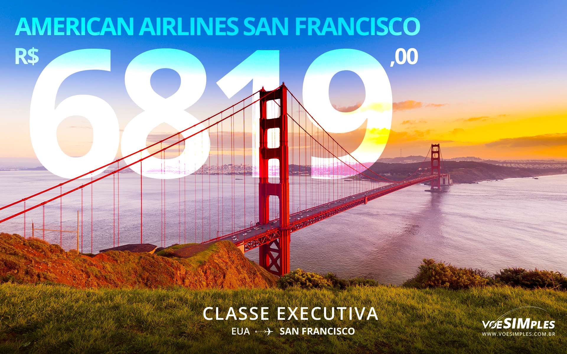 passagem aérea classse executiva American Airlines
